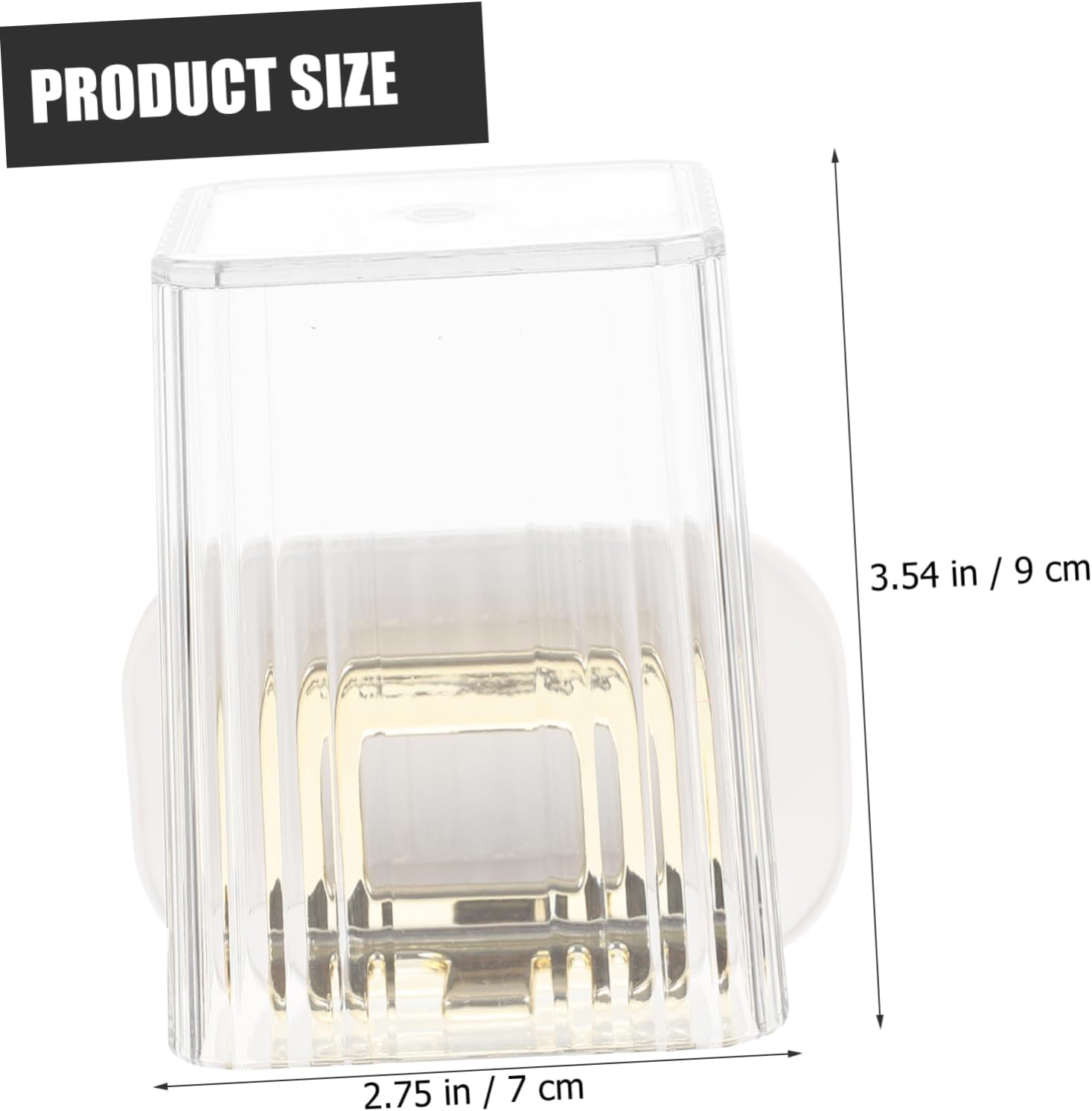 SWOOMEY Wall Mounted Toothbrush Holder Set with Tumbler