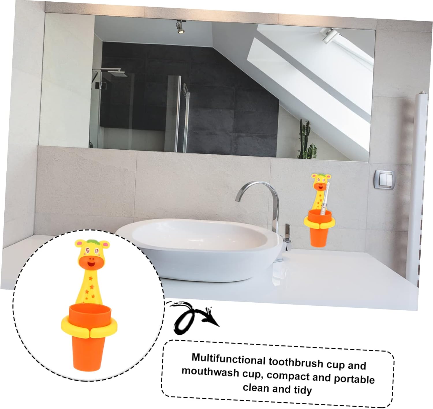 PRETYZOOM Toothbrush Holder Wall Mount