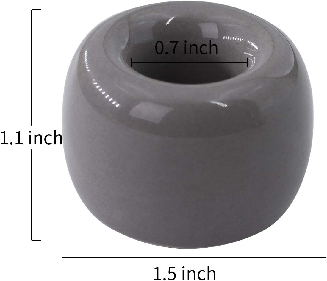 Airmoon Mini Ceramic Toothbrush Holder Stand Pack of 2