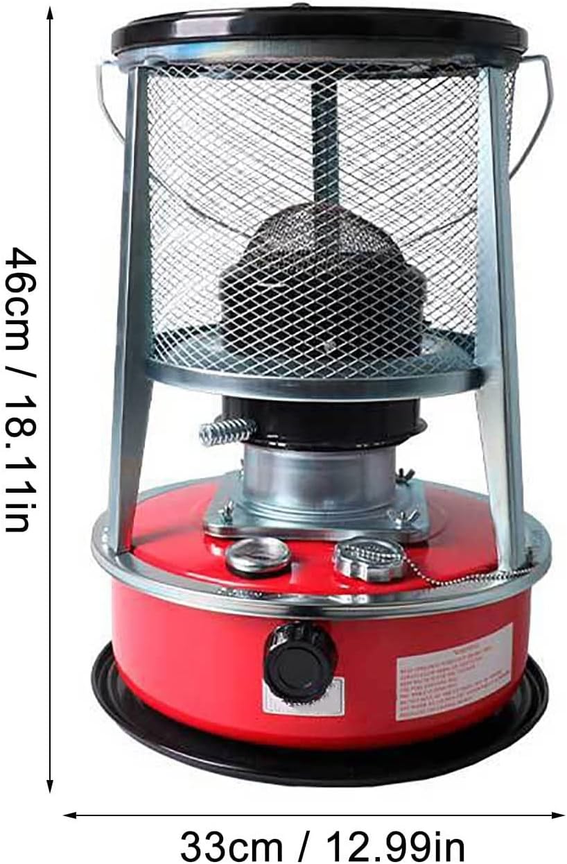 Xback XXLL Red Kerosene Heater 46L Portable