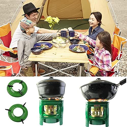 Outdoor Kerosene Heater with Green Glass Burner