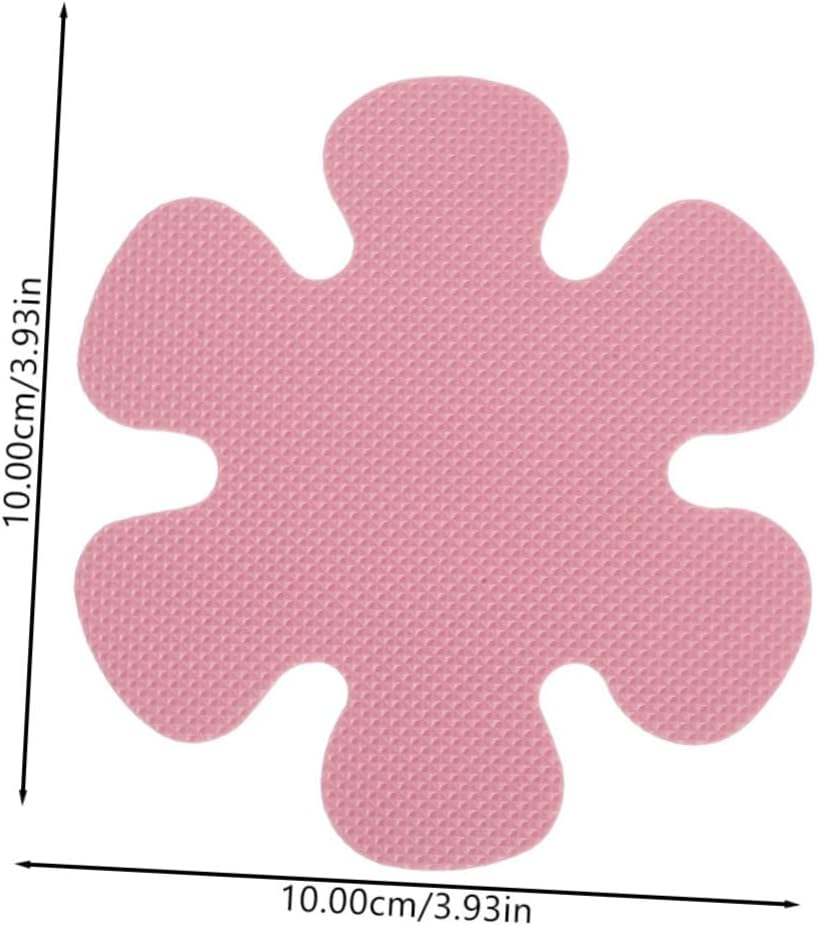 PRETYZOOM 20pcs Flower Shape Non-Slip Bathtub Decals