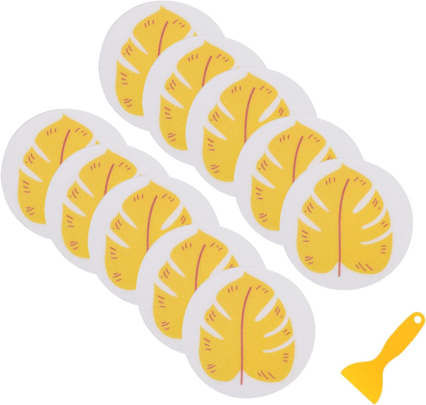 Zerodeko 1set Leaf Stickers - Non-Skid Bath Safety Decals for Kids