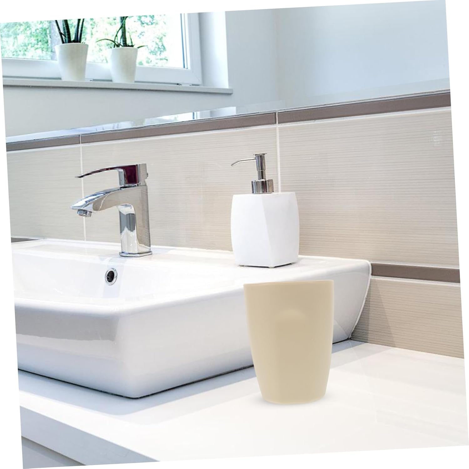 CANIGHT Reusable Toothbrush Cup for Bathroom