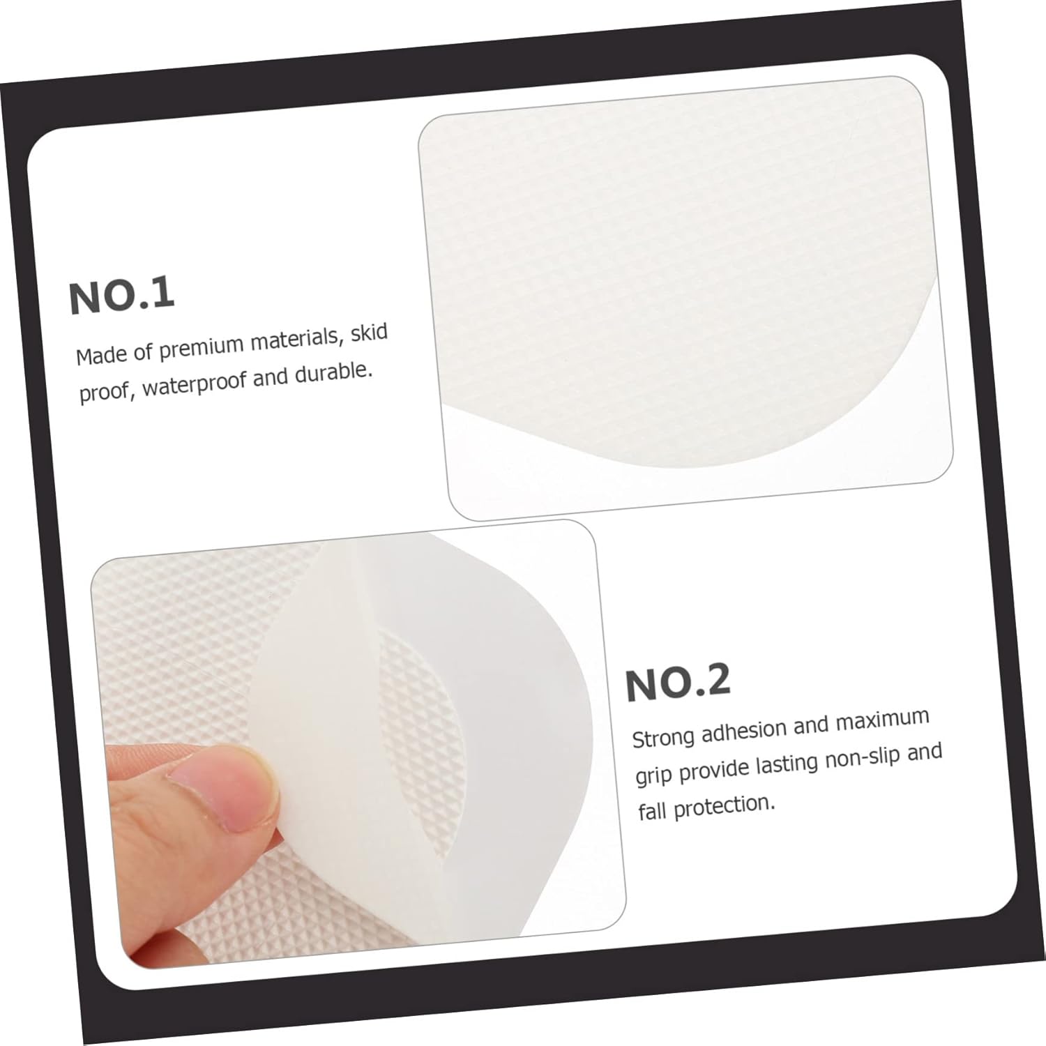 72pcs Anti-Slip Bathtub Decals for Home Safety