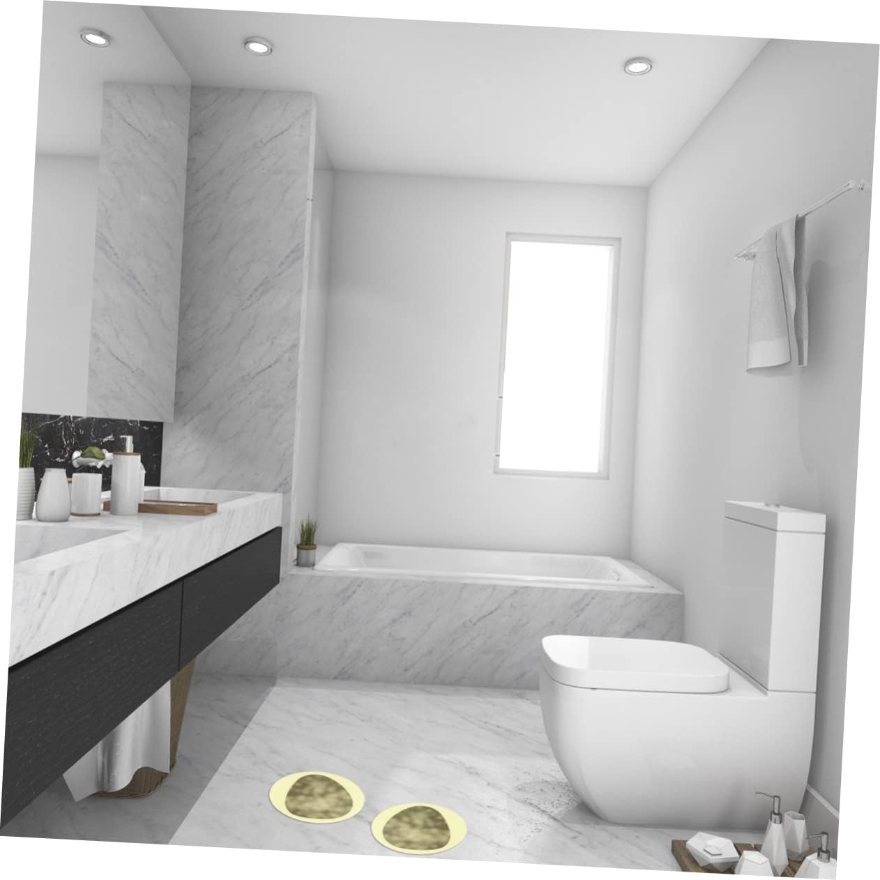 4Pcs Anti-Slip Bathtub Stickers for Home Safety