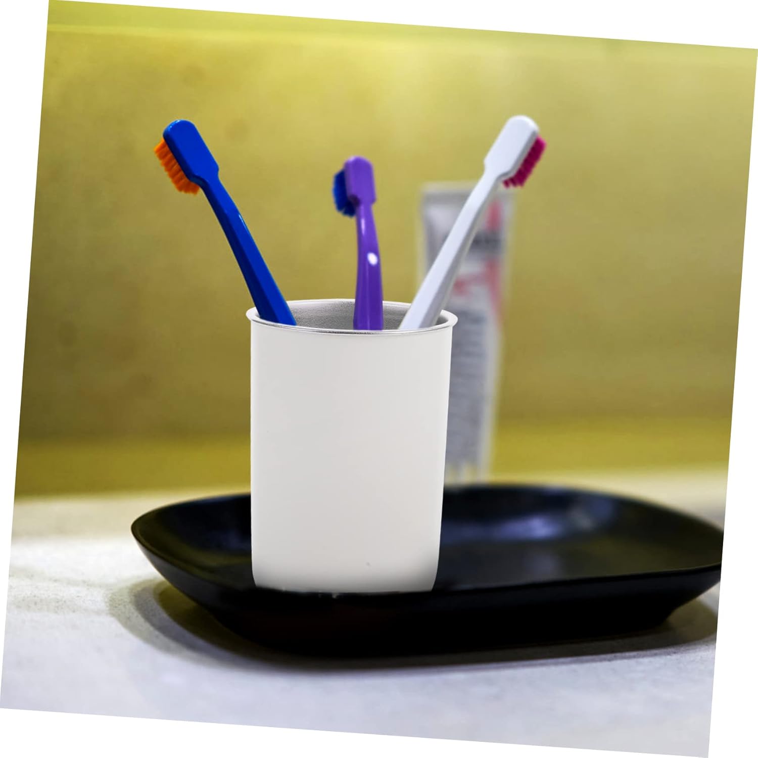 Stainless Steel Toothbrush Holder Cup Portable