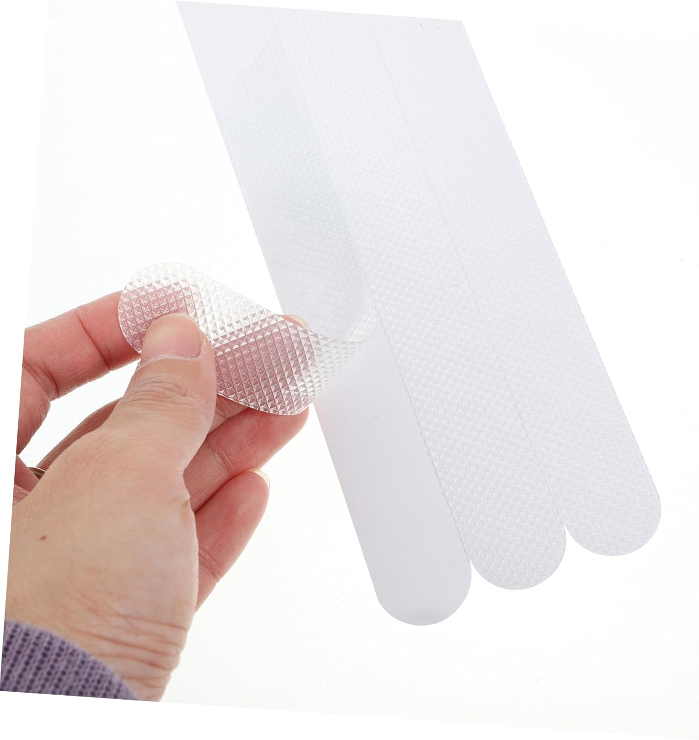 HOLIDYOYO 1Set Transparent Non-Slip Bath Stickers