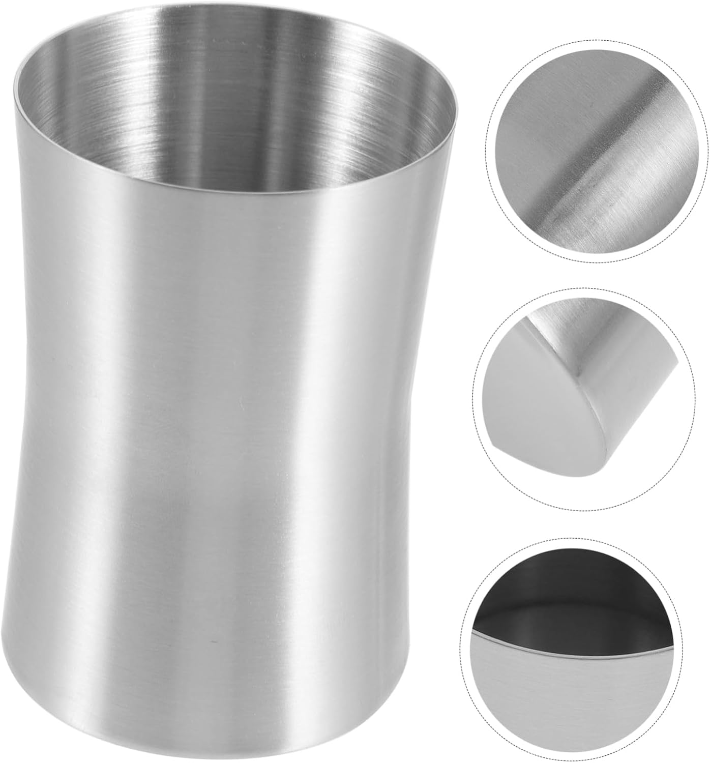 Cabilock Reusable Toothbrush Holder Stainless Steel Cup