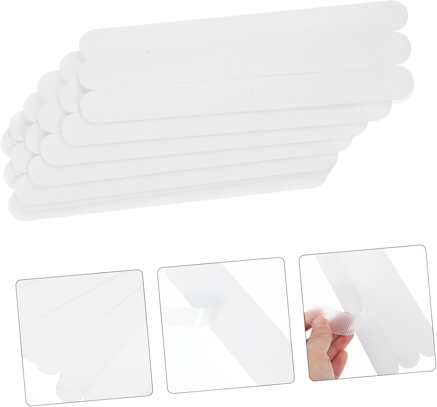 HOLIDYOYO 1Set Transparent Non-Slip Bath Stickers