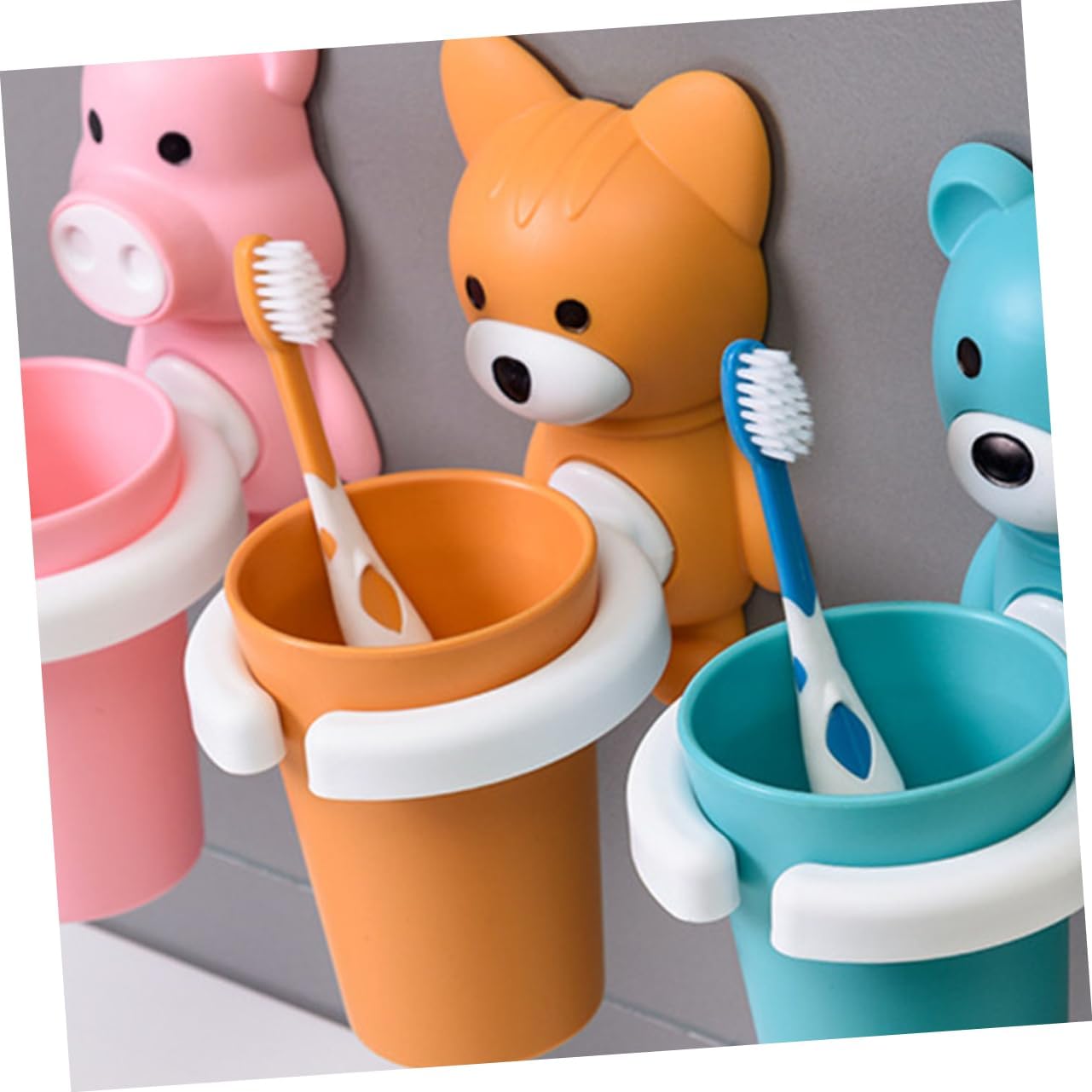 Adorable Cartoon Toothbrush Holder for Boys and Girls 1