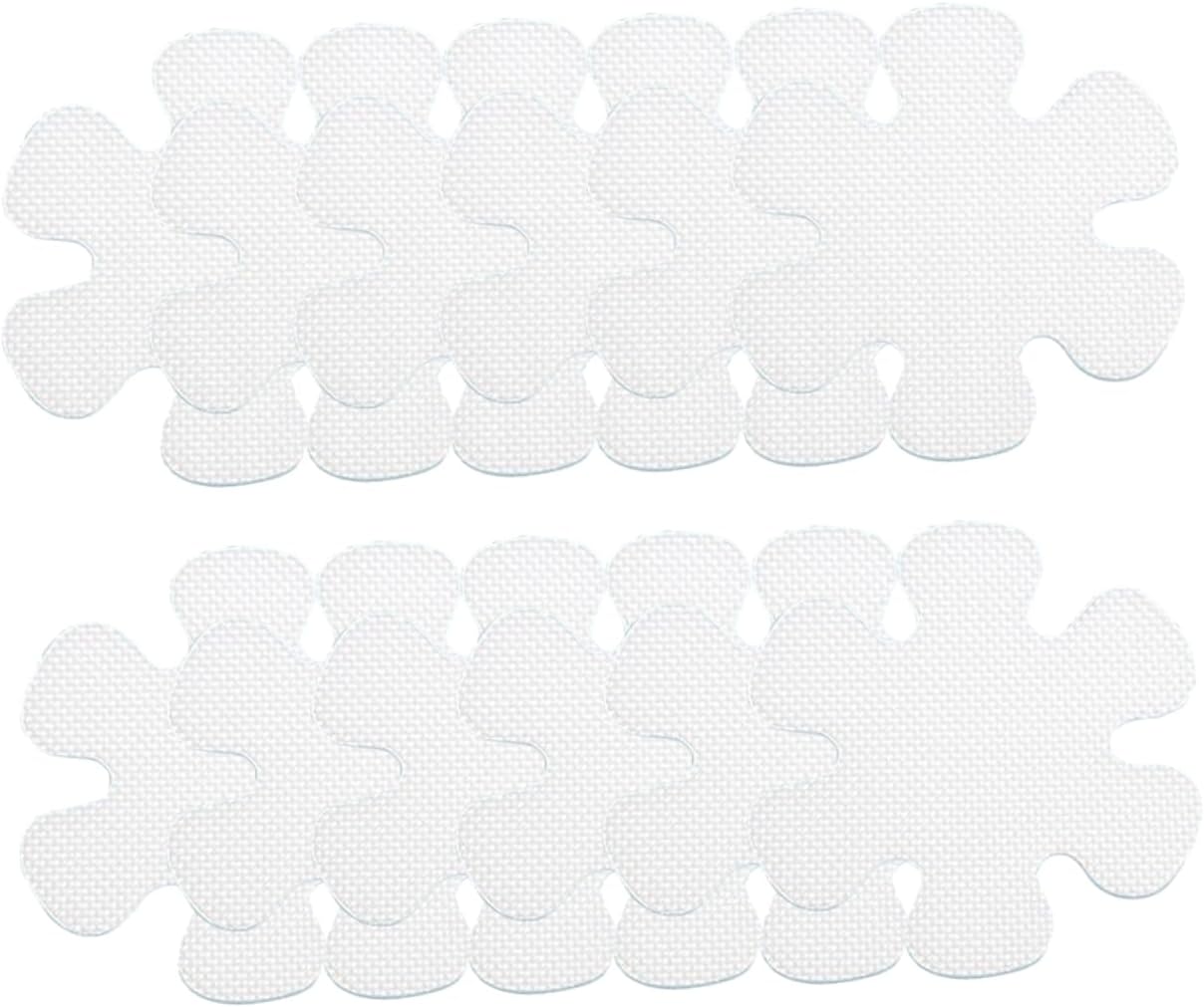 12pcs Flower Design Non-Slip Shower Stickers for Bathroom and Kitchen