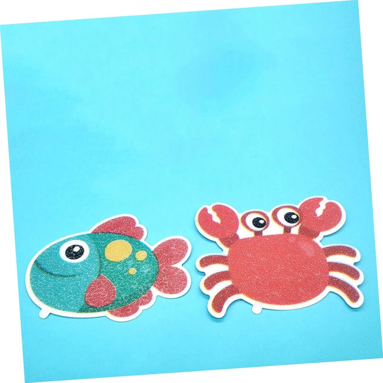 Non-Slip Bath Grip Stickers 5 Pack with Crab Design
