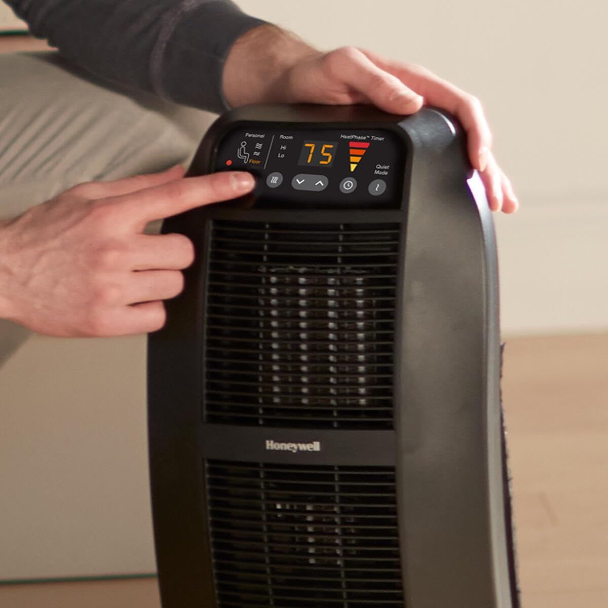 Honeywell HeatGenius Ceramic Heater Black