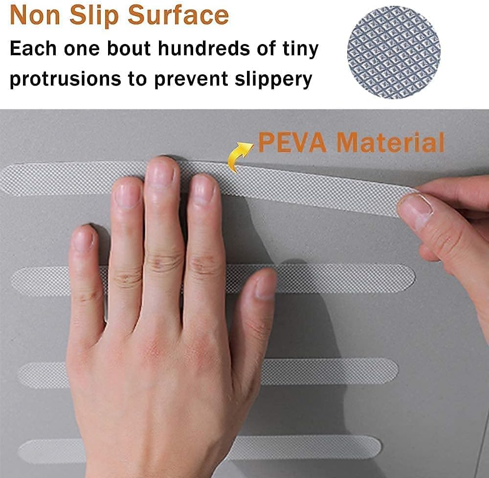 V-TOP 2 Pack Tub Stopper with 30 Non Slip Stickers