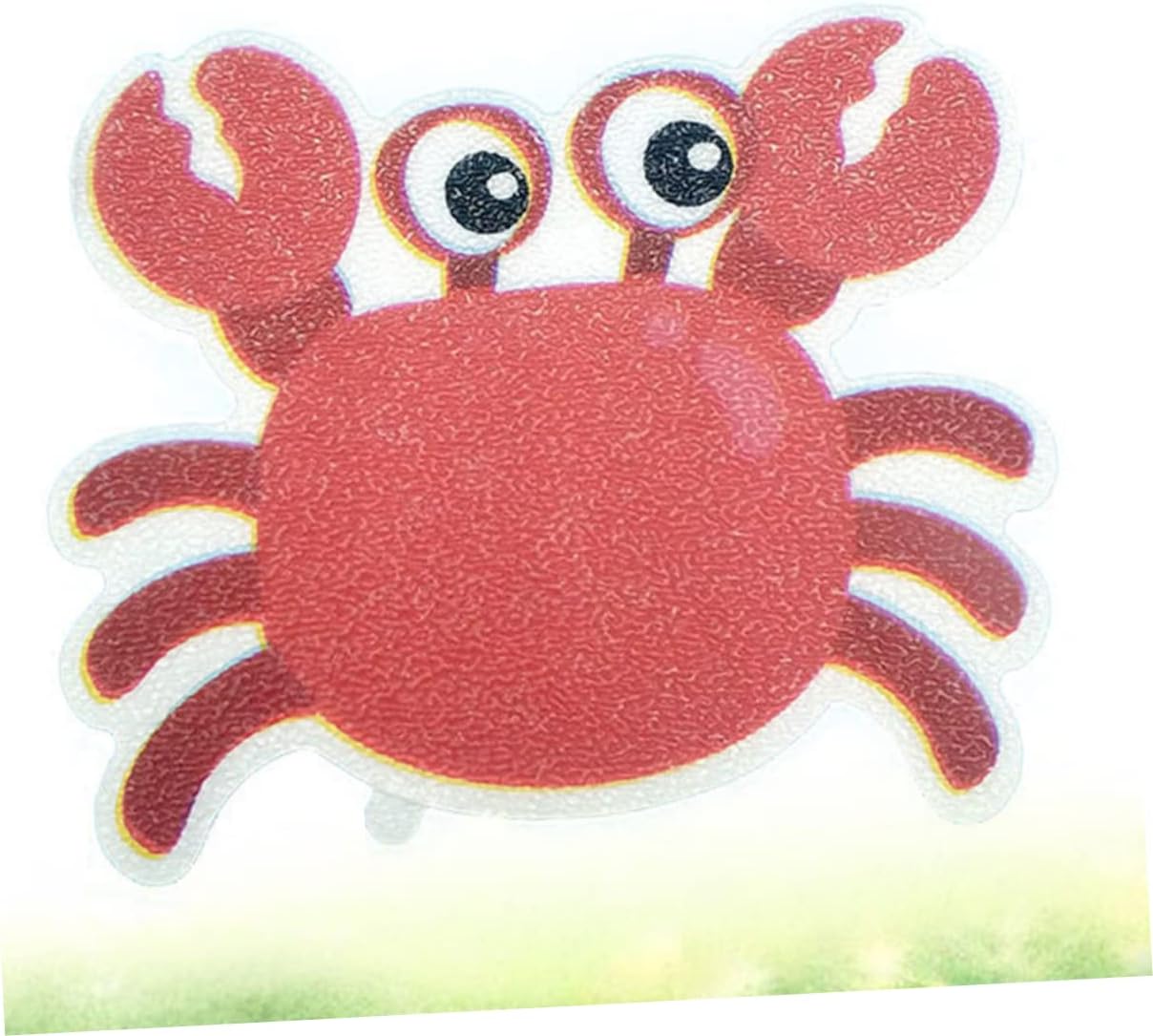 Non-Slip Bath Grip Stickers Crab Design Frosted Decals
