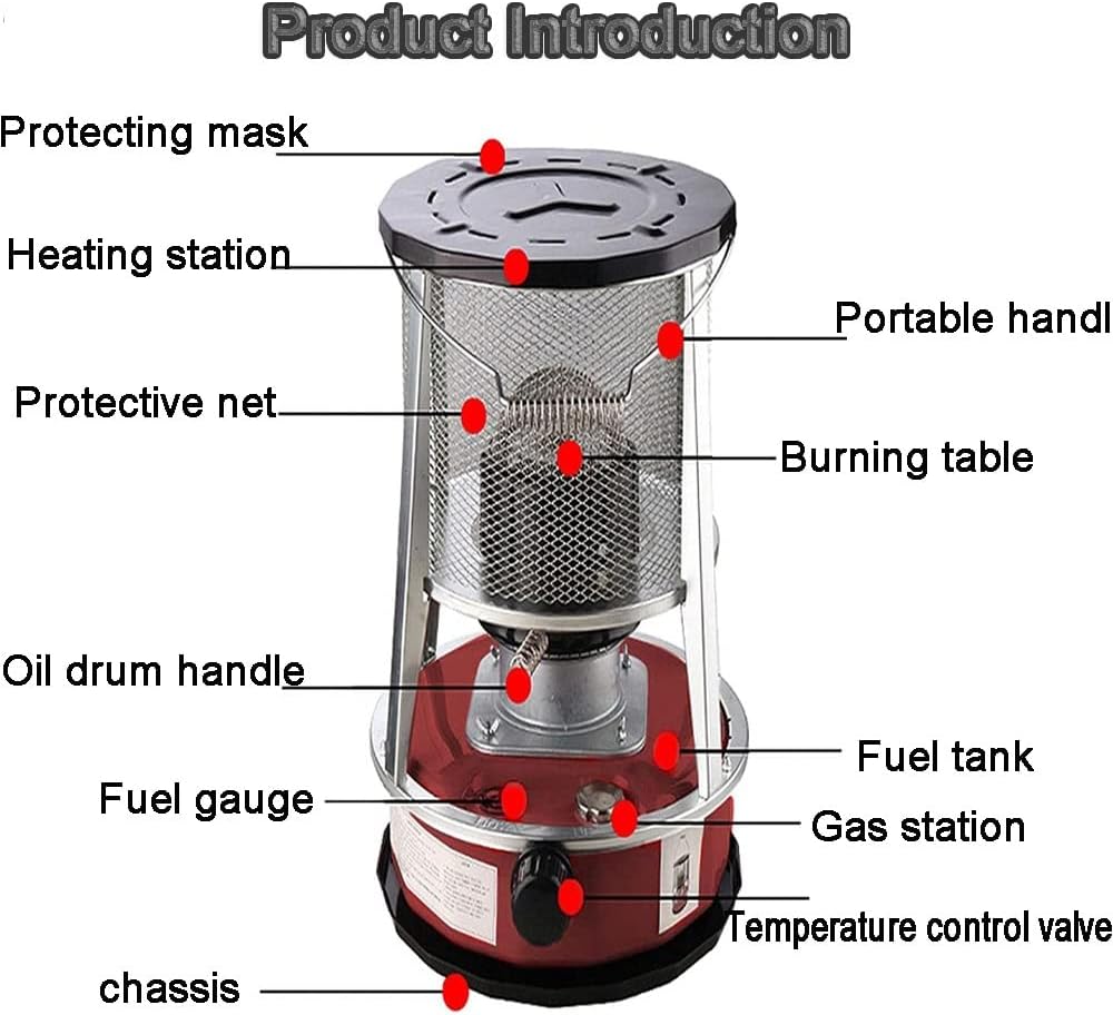 STCK Outdoor Kerosene Heater with 466L Fuel Capacity