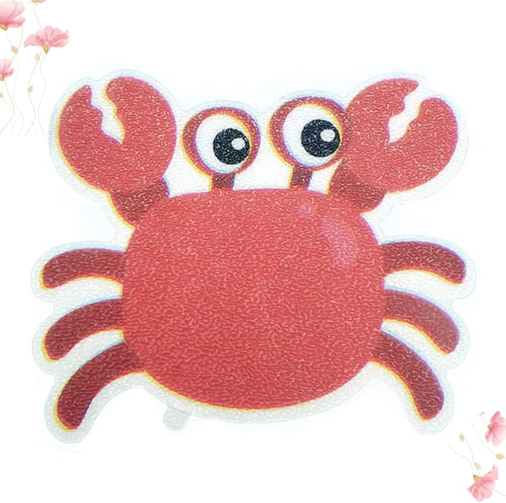 Zerodeko Anti-Slip Bathtub Crab Stickers 5pcs
