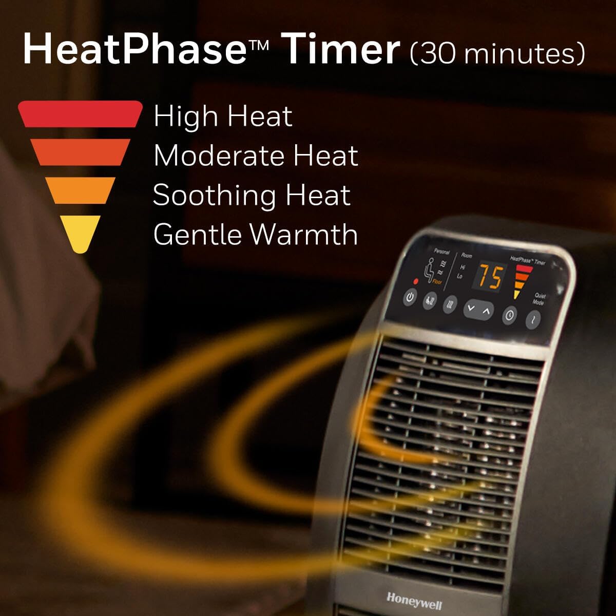 Honeywell HeatGenius Ceramic Heater Black