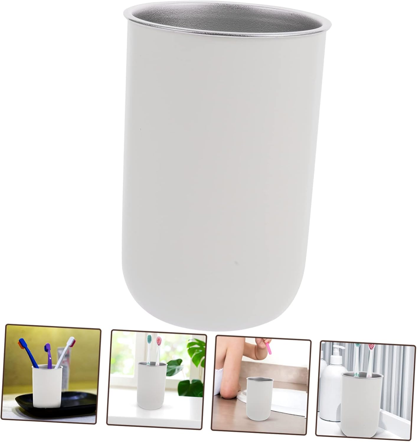 Ciieeo Portable Toothbrush Storage Cup with Gargling Function