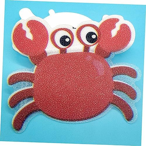ULTECHNOVO Non-Slip Bath Stickers 5pcs Crab Design