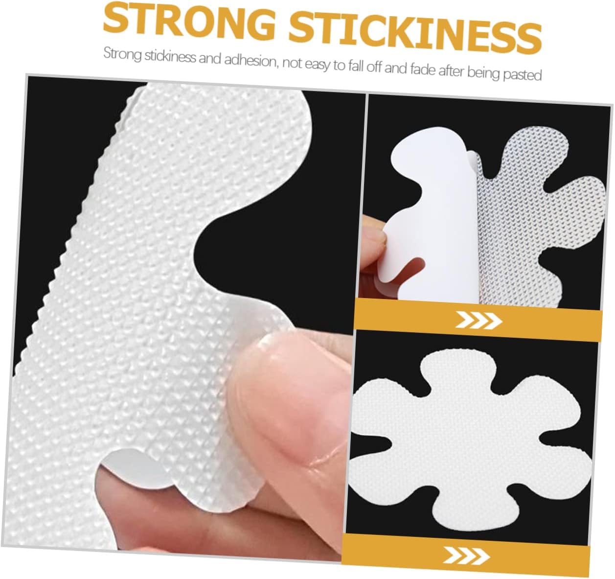12pcs Flower Design Non-Slip Stickers for Bathroom
