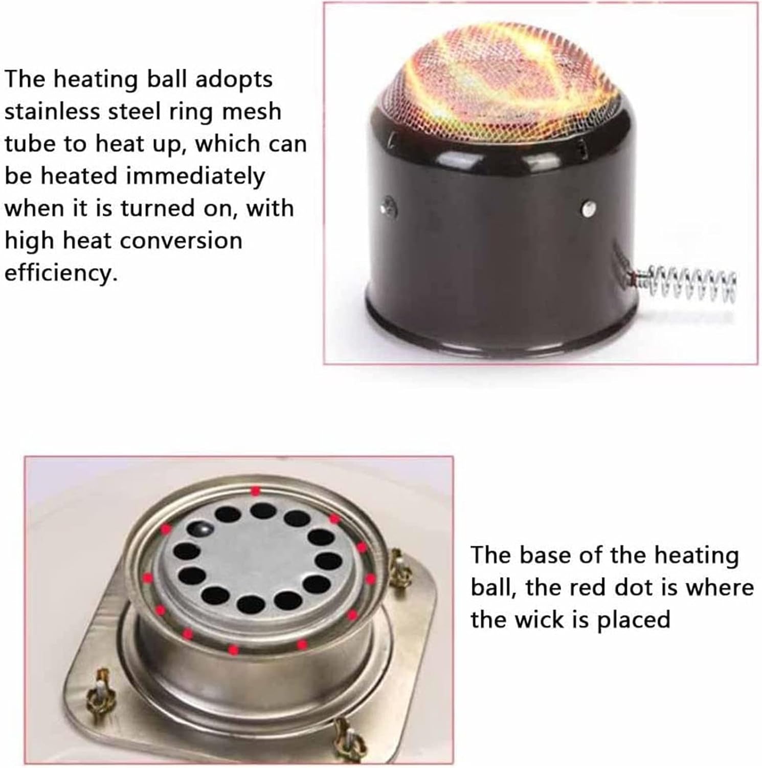 WJ Mobile Fuel Oil Heater 46L Portable Kerosene Space Heater