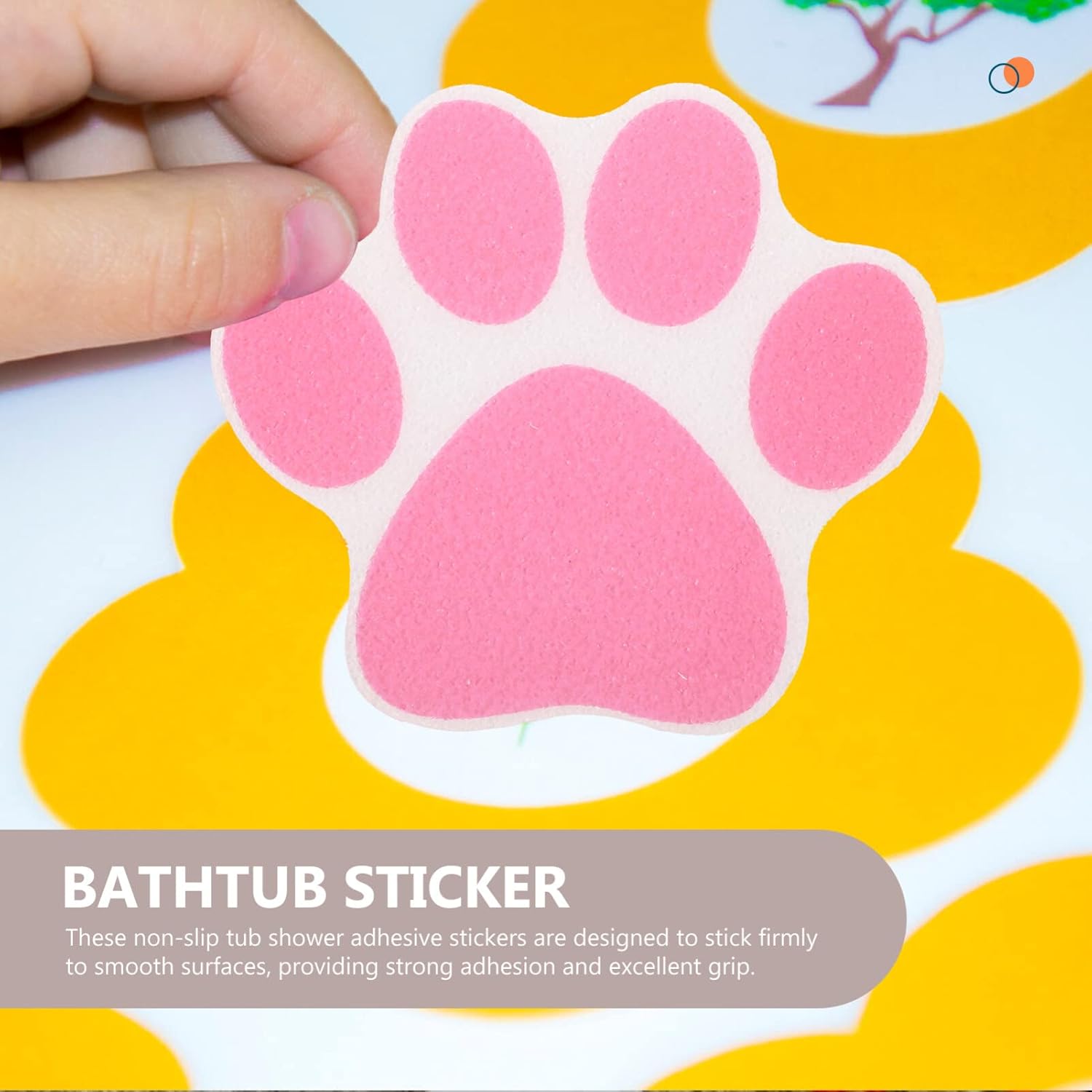 10pcs Paw Design Anti-Slip Stickers for Dog and Cat