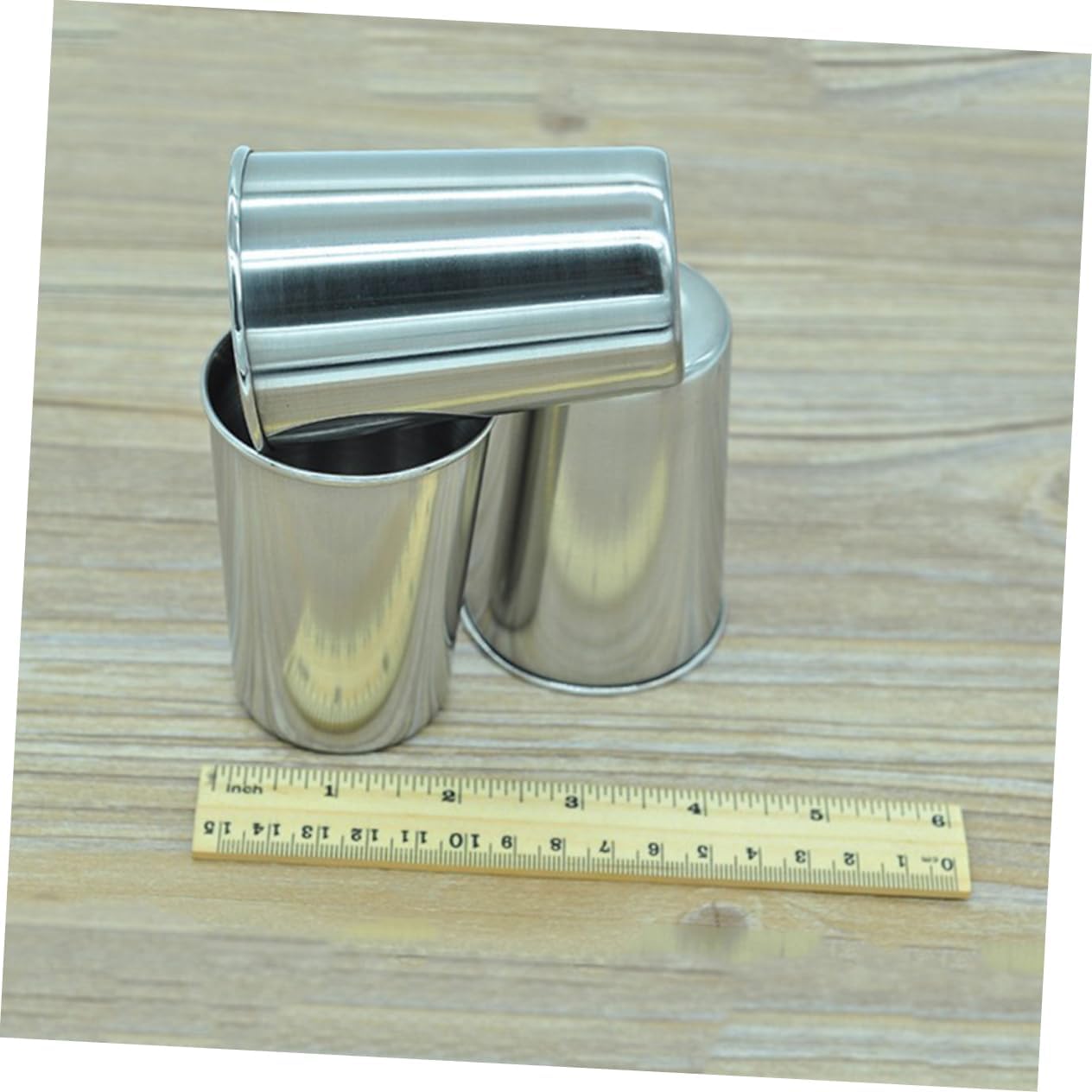 LIFKOME 2Pcs Stainless Steel Water Tumbler Cup