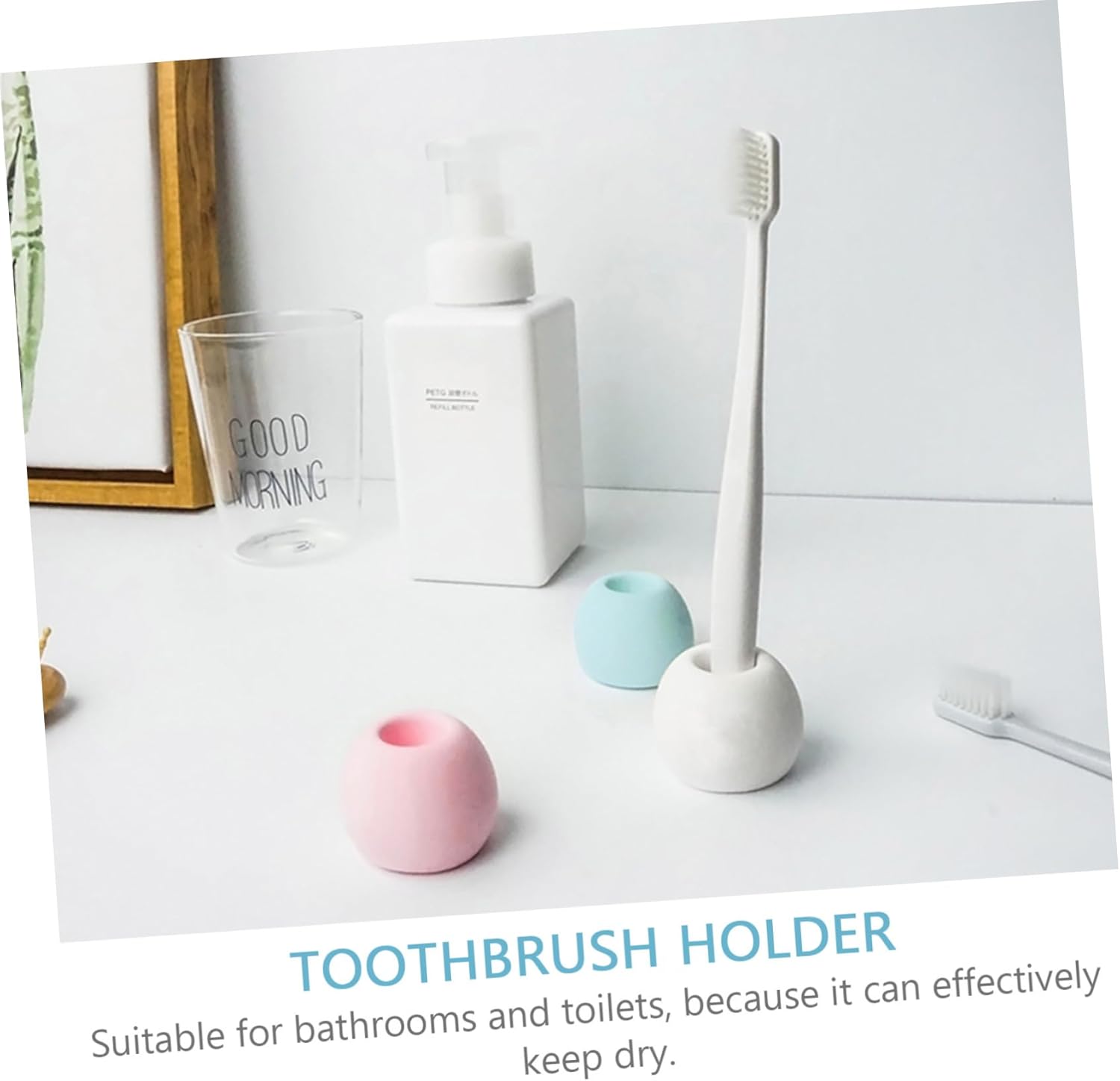 TOPPERFUN 3 Piece Electric Toothbrush Holder