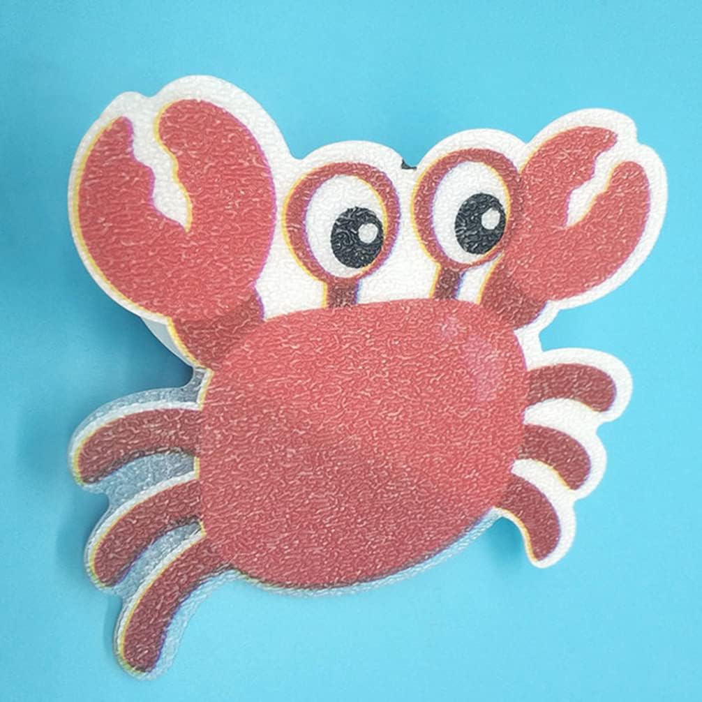 Zerodeko Anti-Slip Bathtub Crab Stickers 5pcs
