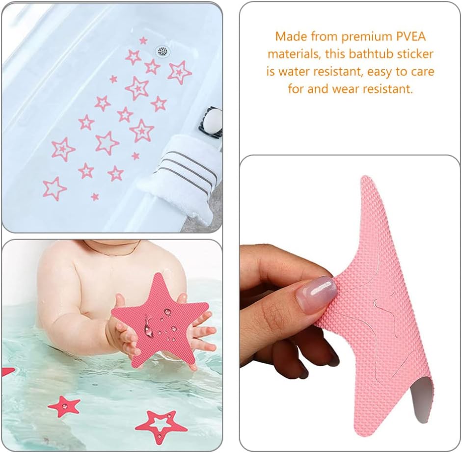 Kisangel 12pcs Non-Slip Bath Stickers for Safety