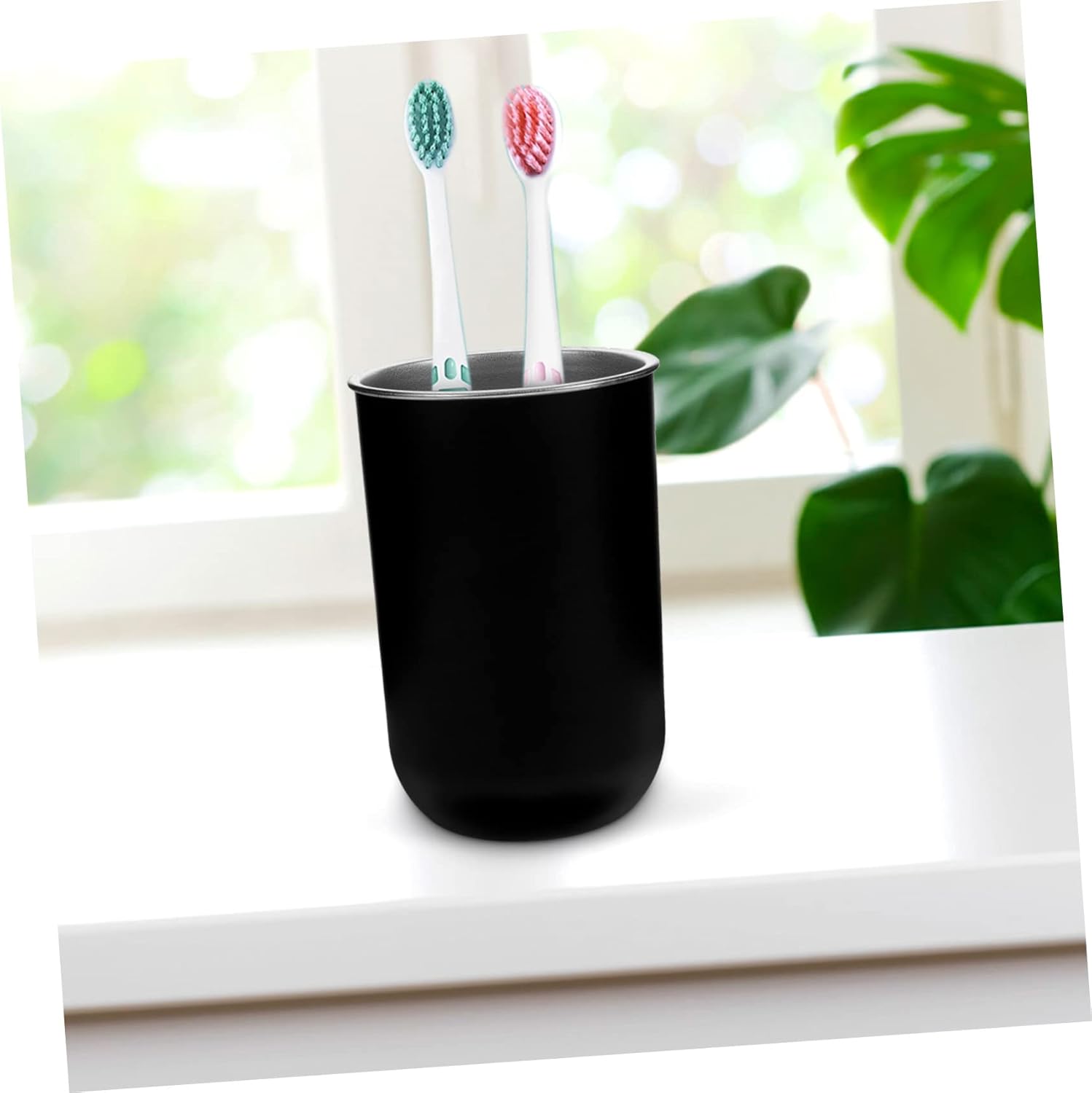 Anneome 2pcs Stainless Steel Toothbrush Holder Cup for Boys and Girls