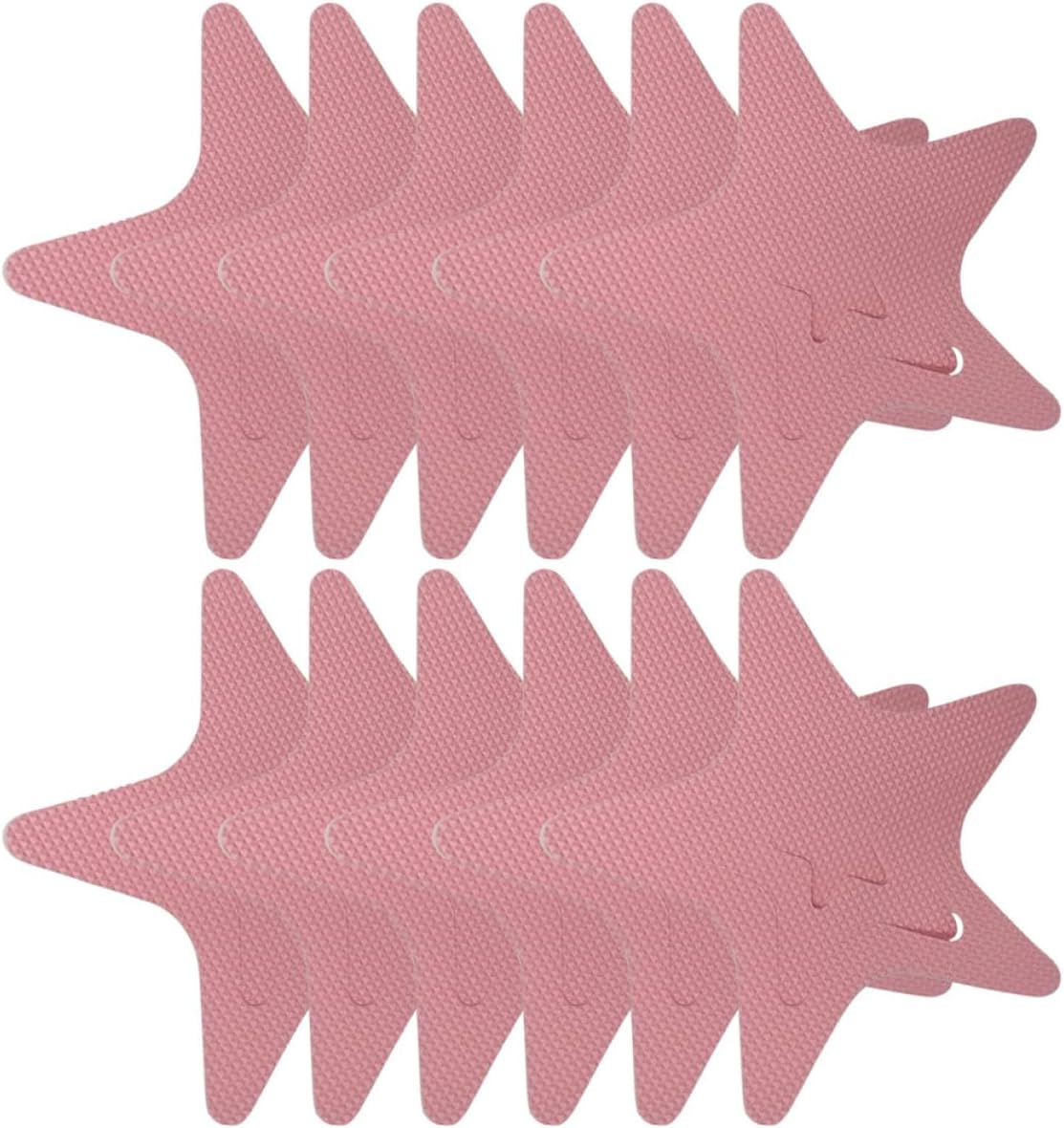 Luxshiny 12Pcs Star Shape Non-Slip Bathroom Stickers 1