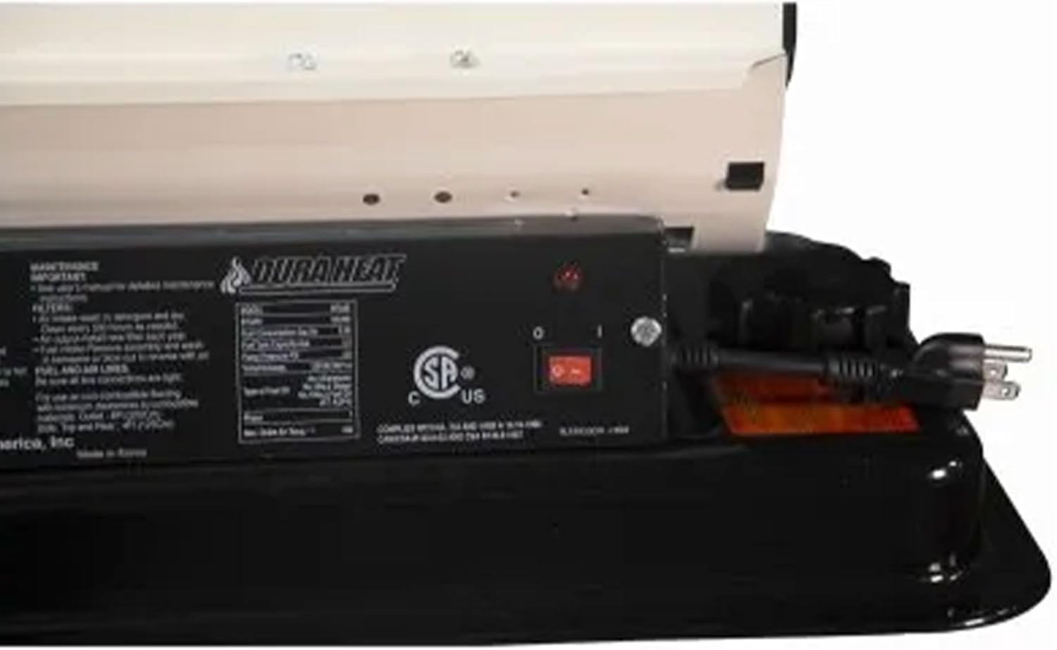 Dura Heat DFA50 50K BTU Kero Forced Air Heater with Carry Handle