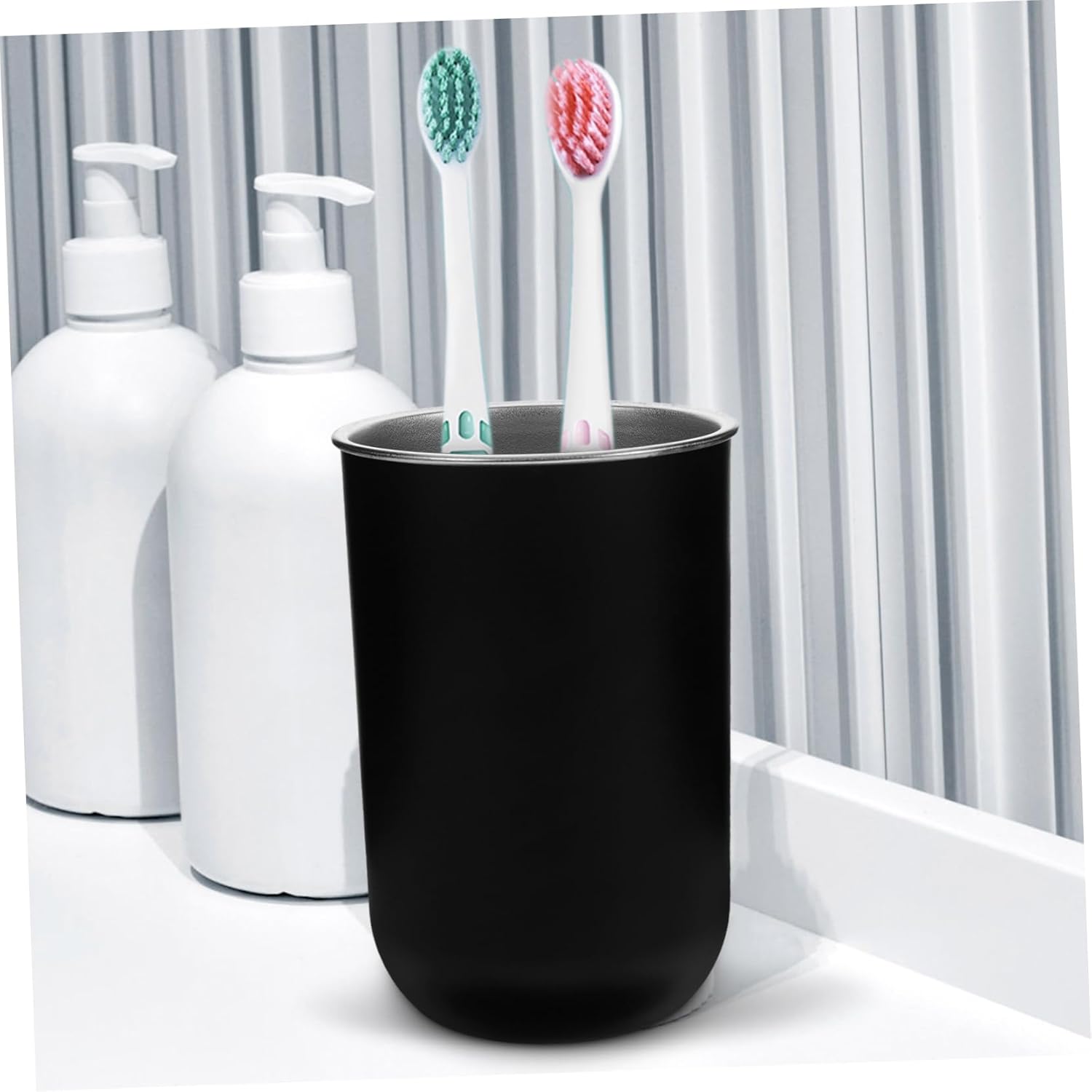 PAMINGONO 2pcs Portable Toothbrush Cup for Travel