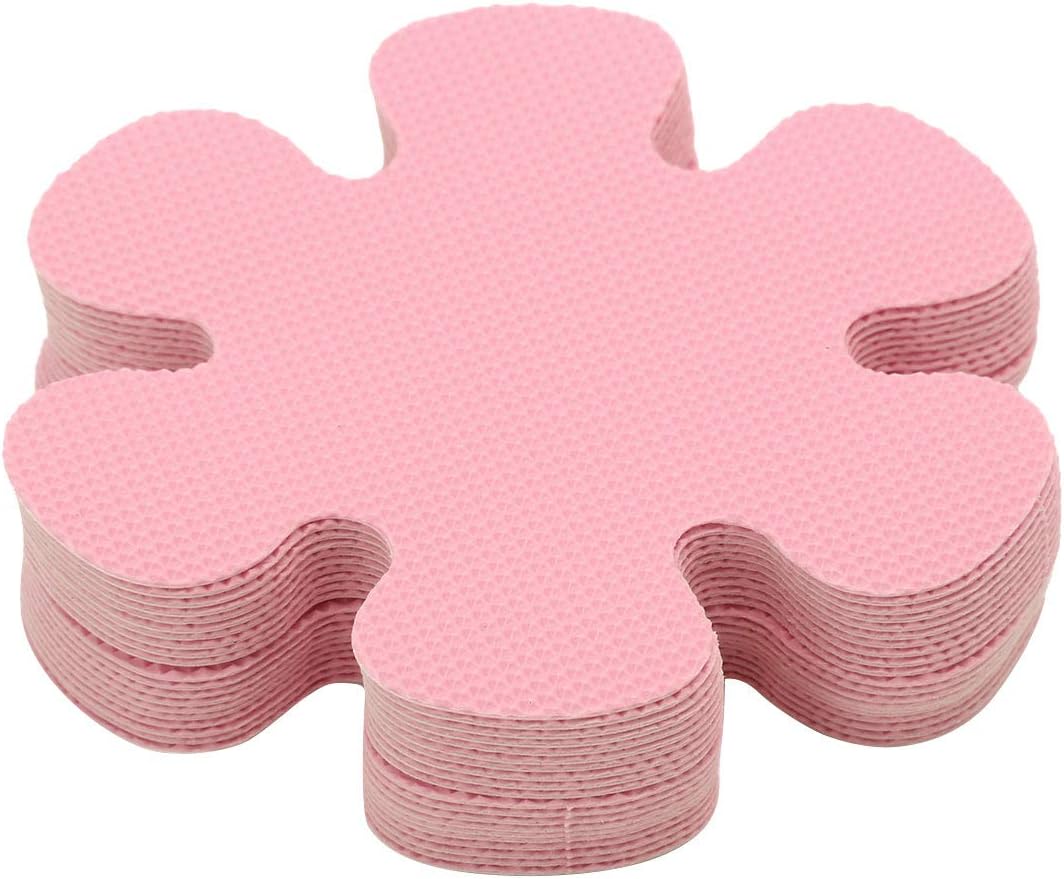 Aislor Non-Slip Bathtub Stickers 20PCS Pink One Size