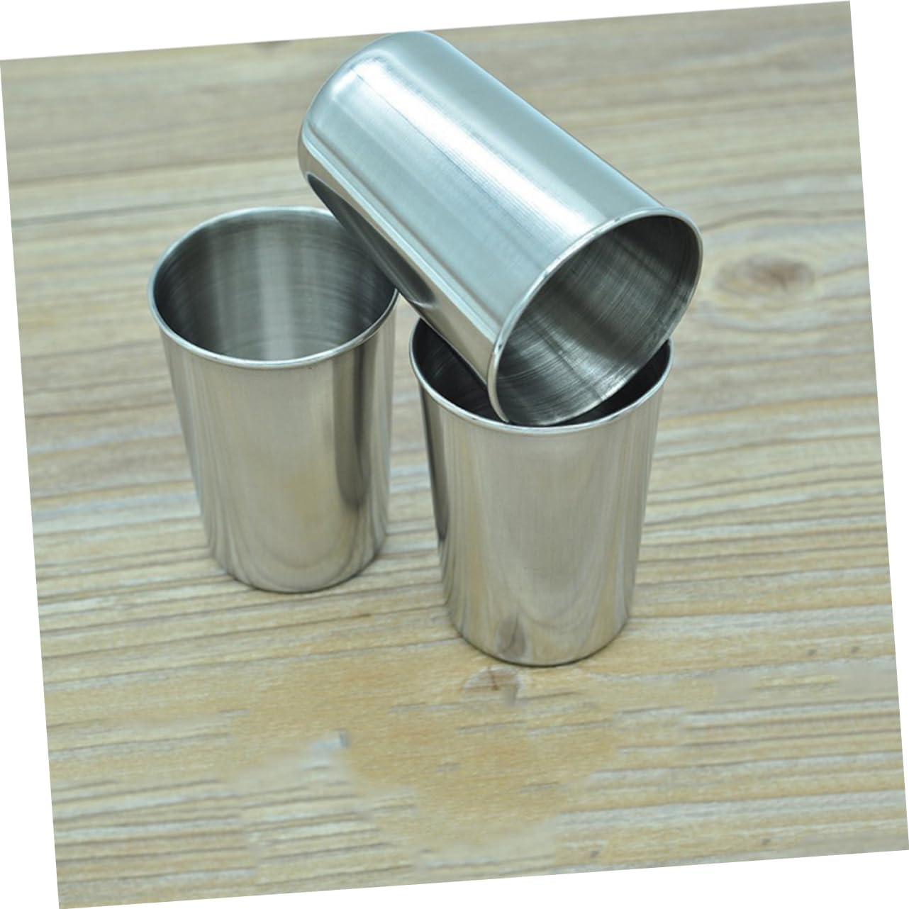 LIFKOME 2Pcs Stainless Steel Water Tumbler Cup