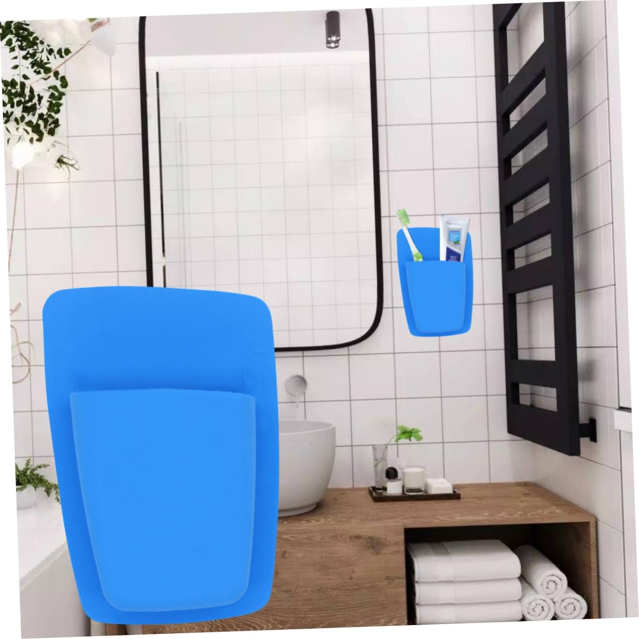 Silicone Toothbrush Holder Wall Mount Space Saving