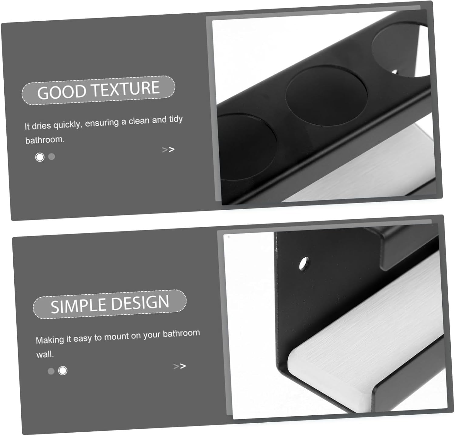 PERSELOSO Electric Toothbrush Wall Mounted Holder