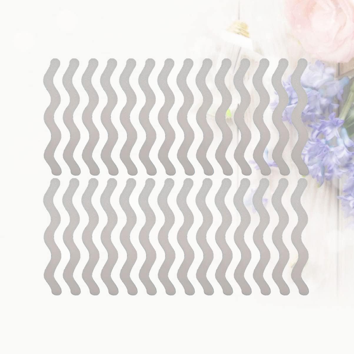 PRETYZOOM 36pcs S Shape Anti-Slip Bathtub Stickers