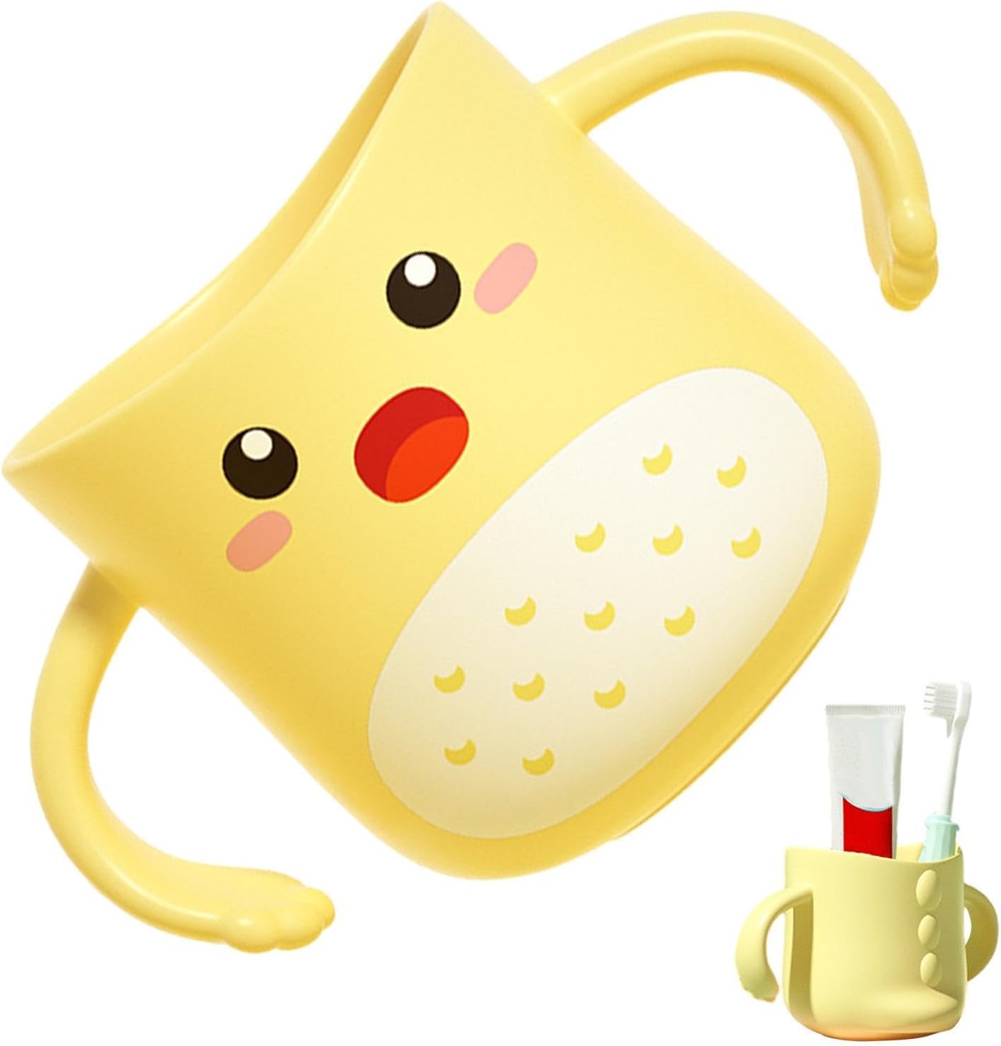 Kids Toothbrush Cup with Dinosaur Design 1