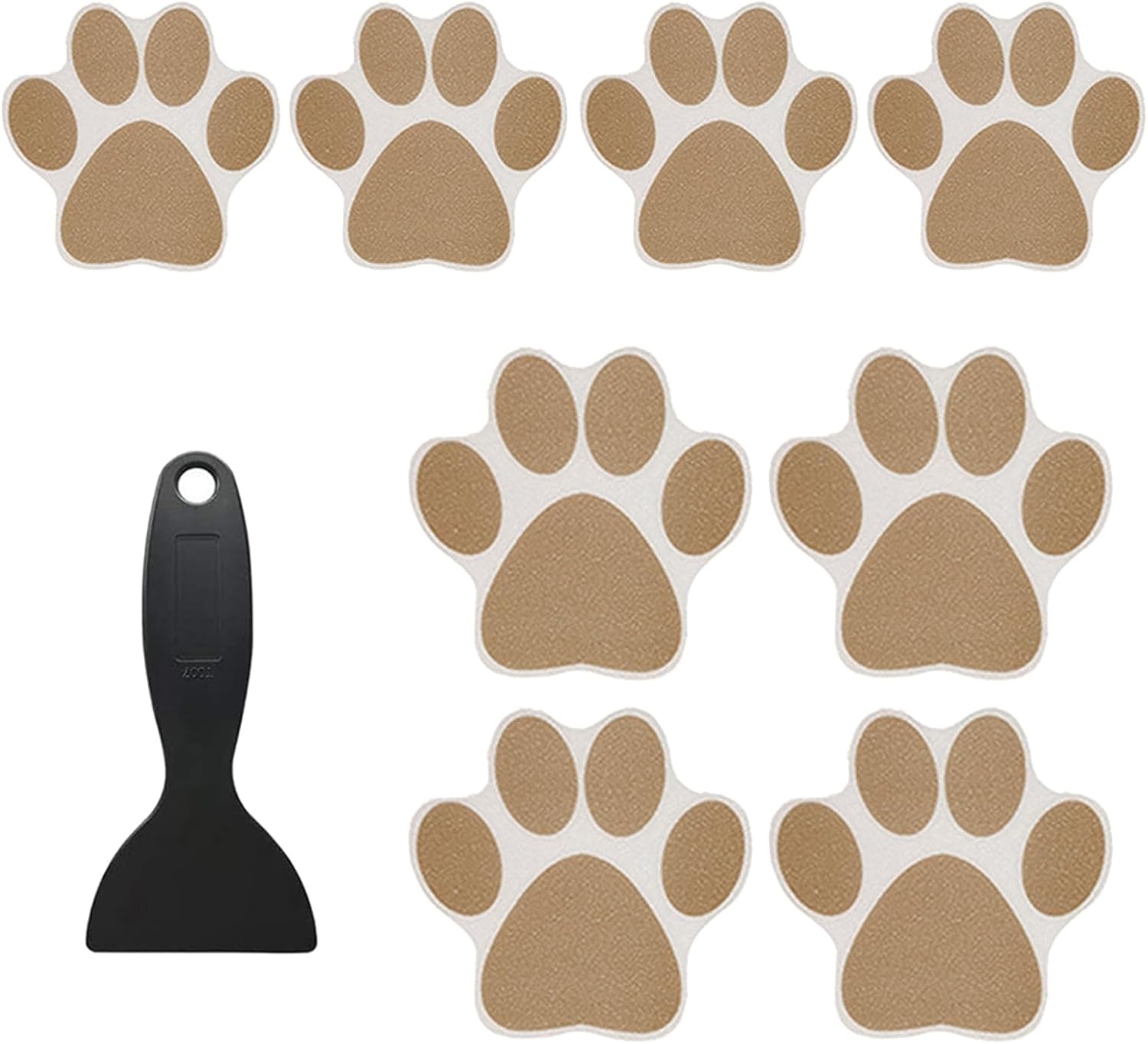 Non-Slip Bathtub Stickers with Scraper for Safe Bathing 1