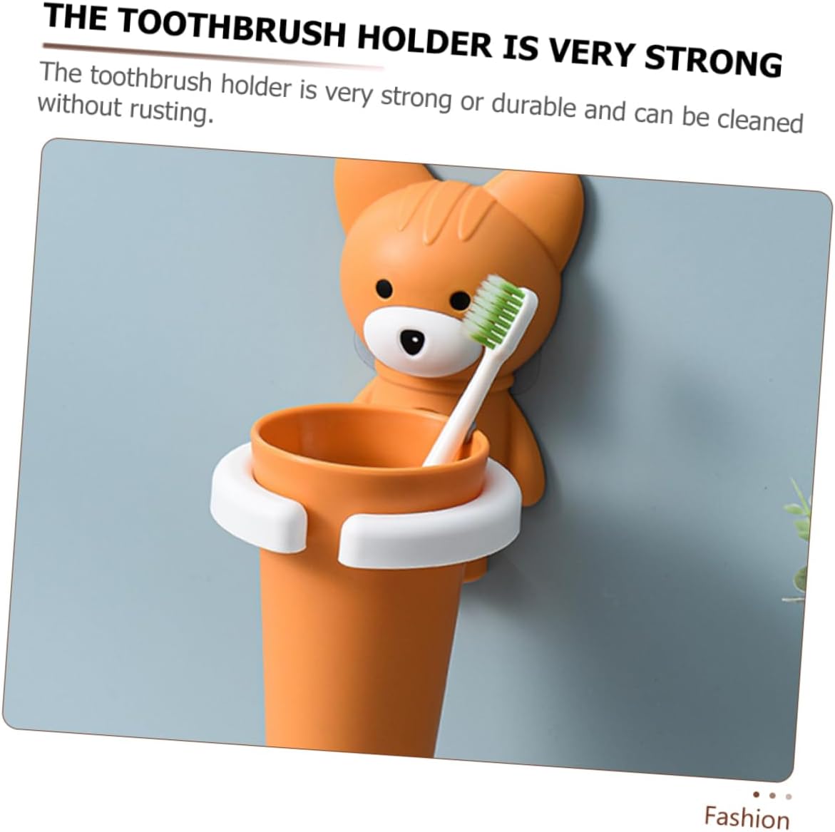 Homoyoyo Wall-Mounted Toothbrush Holder with Cartoon Design 1