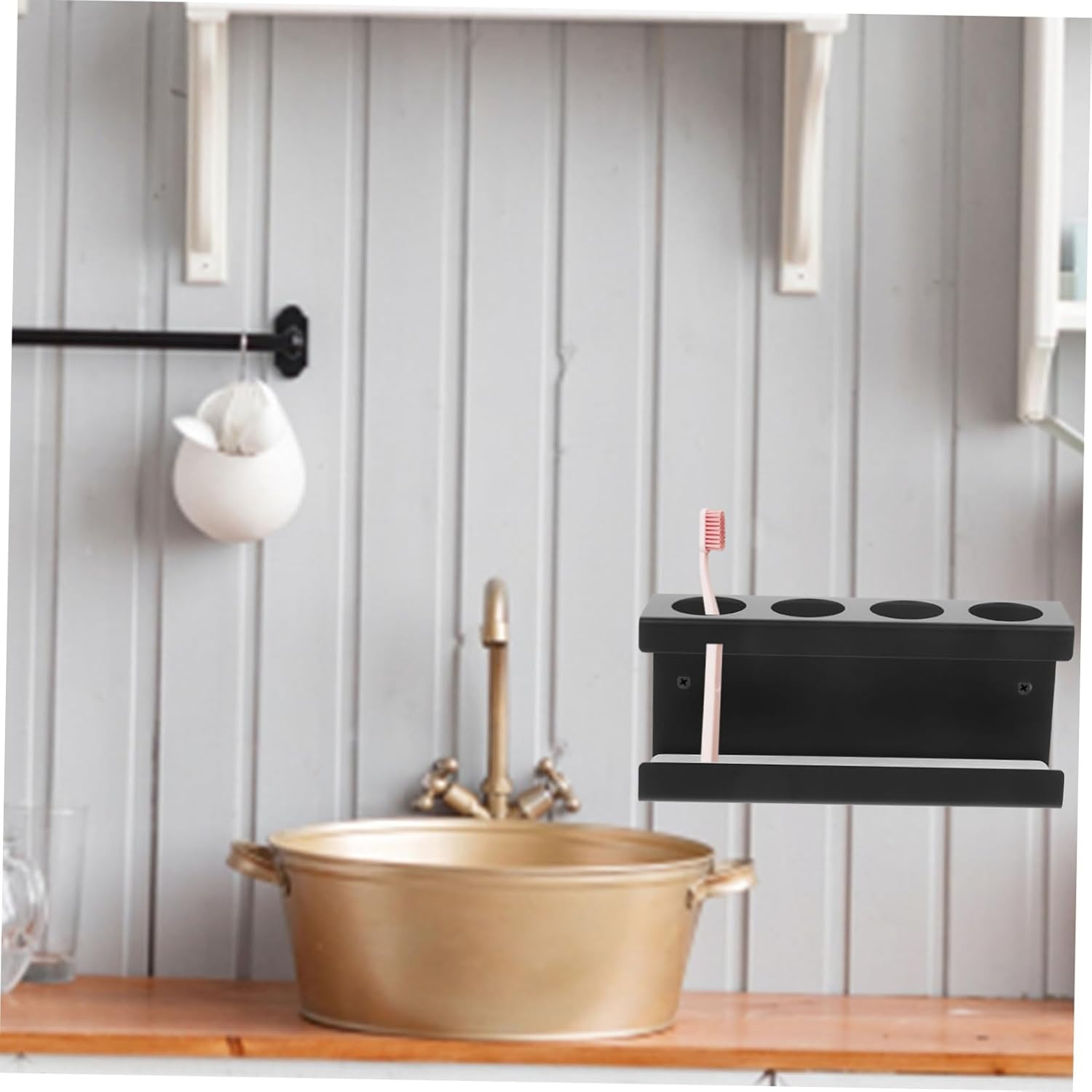 Stainless Steel Electric Toothbrush Wall Holder