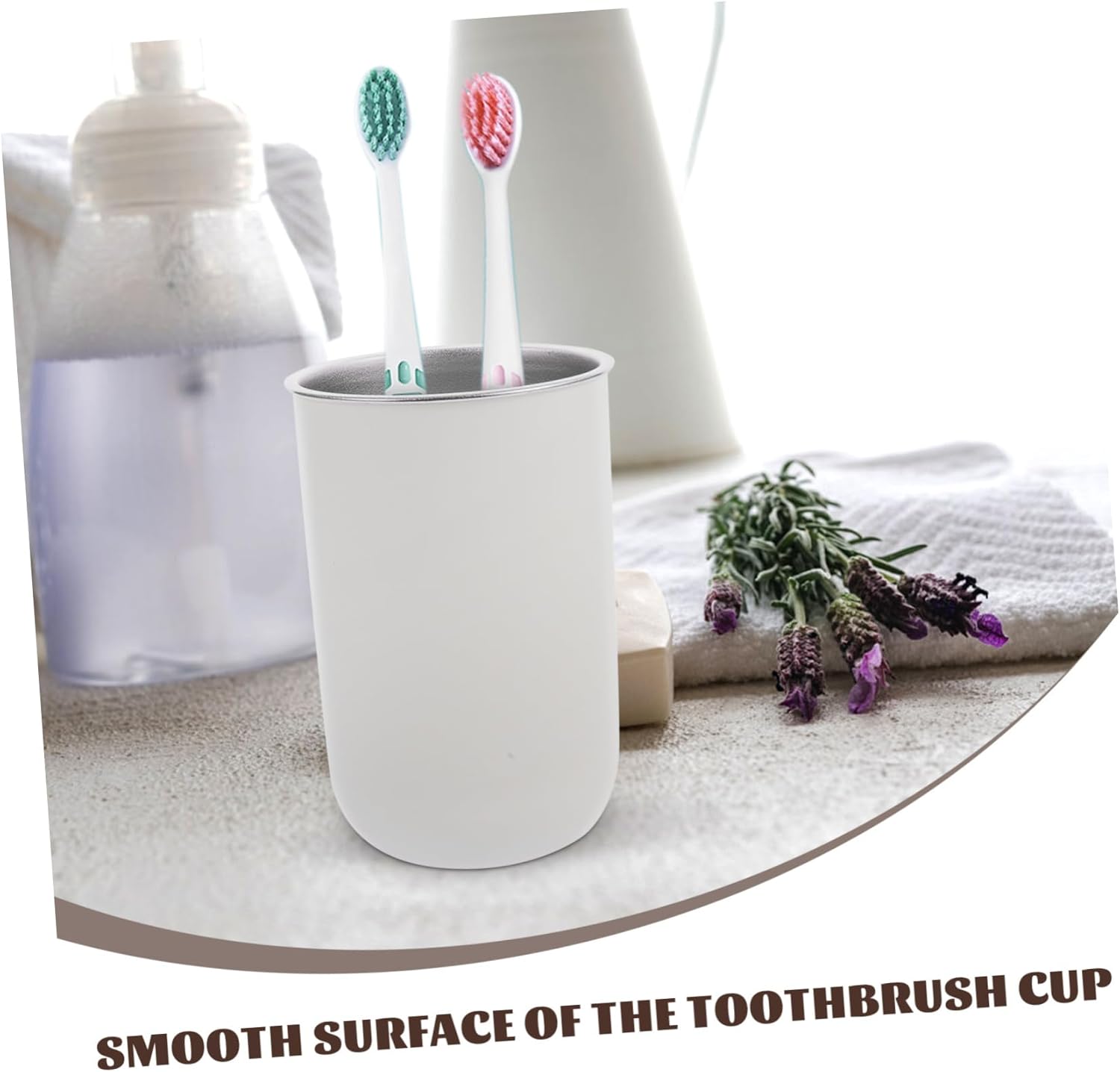 Stainless Steel Toothbrush Holder Cup Portable