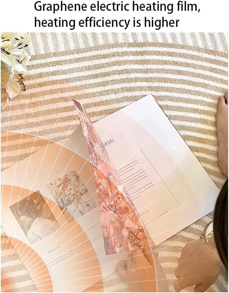 EYPKPL Heated Rug with Timer and Temperature Control