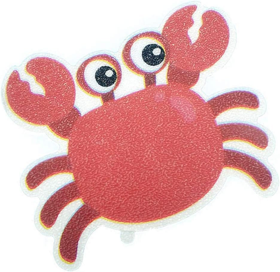 Zerodeko Anti-Slip Bathtub Crab Stickers 5pcs