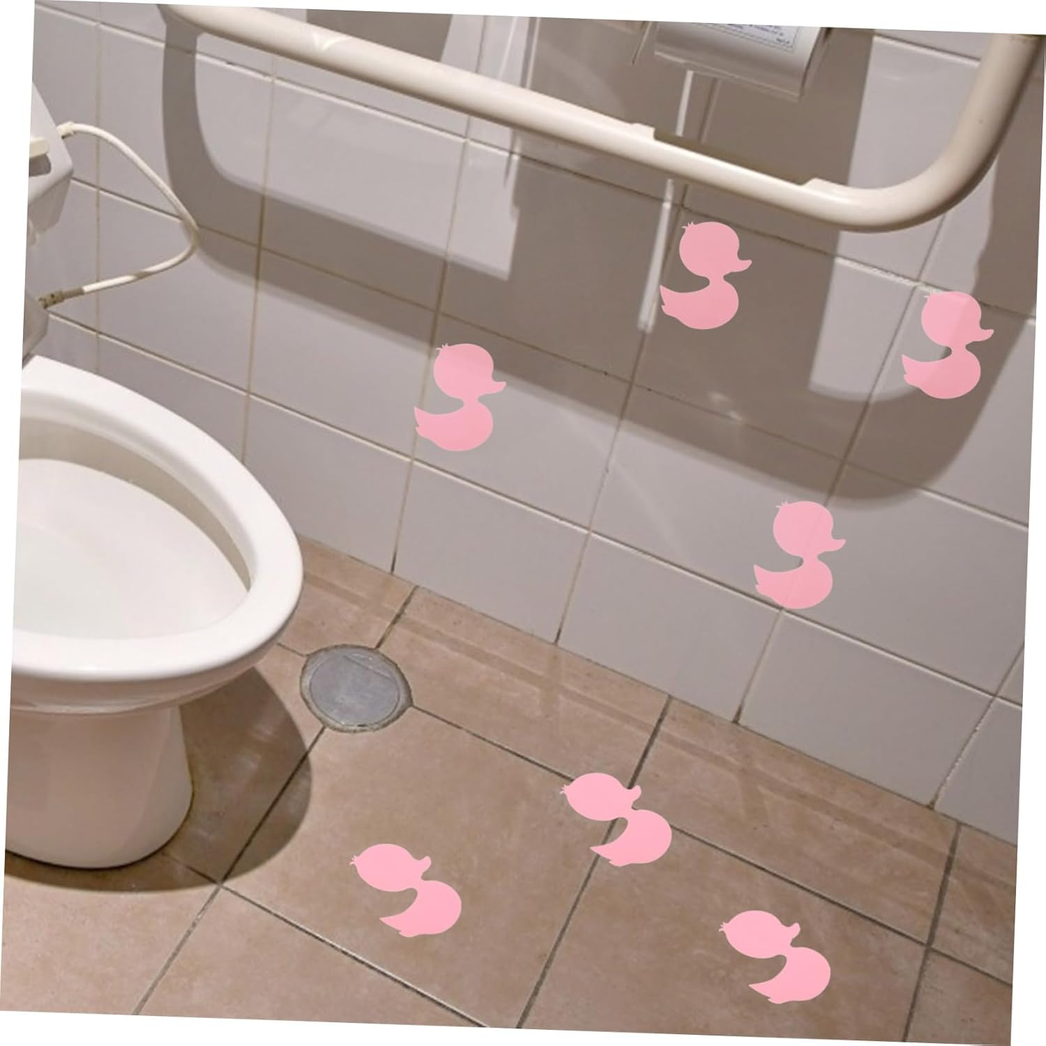 12pcs Cartoon Bathtub Stickers for Safety and Fun