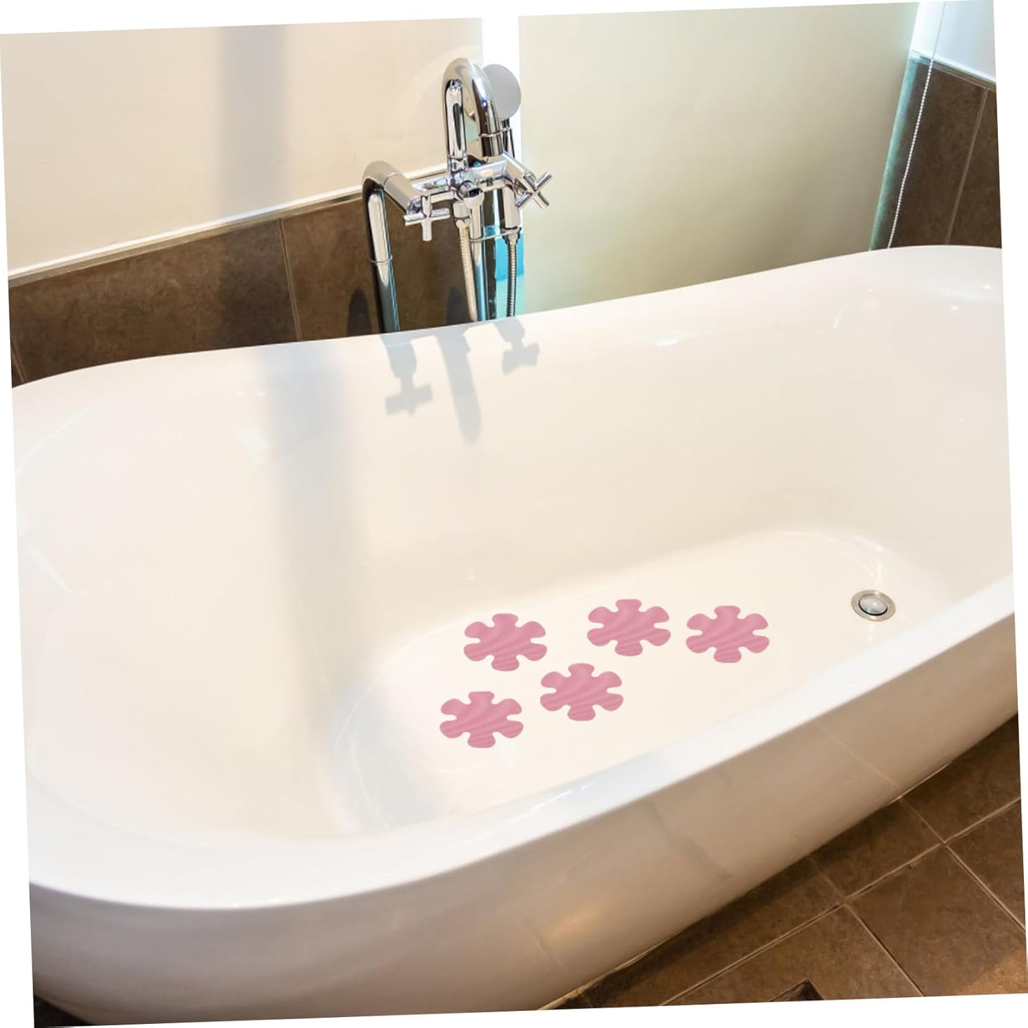 20pcs Flower Shape Non-Slip Stickers for Bathtub Safety